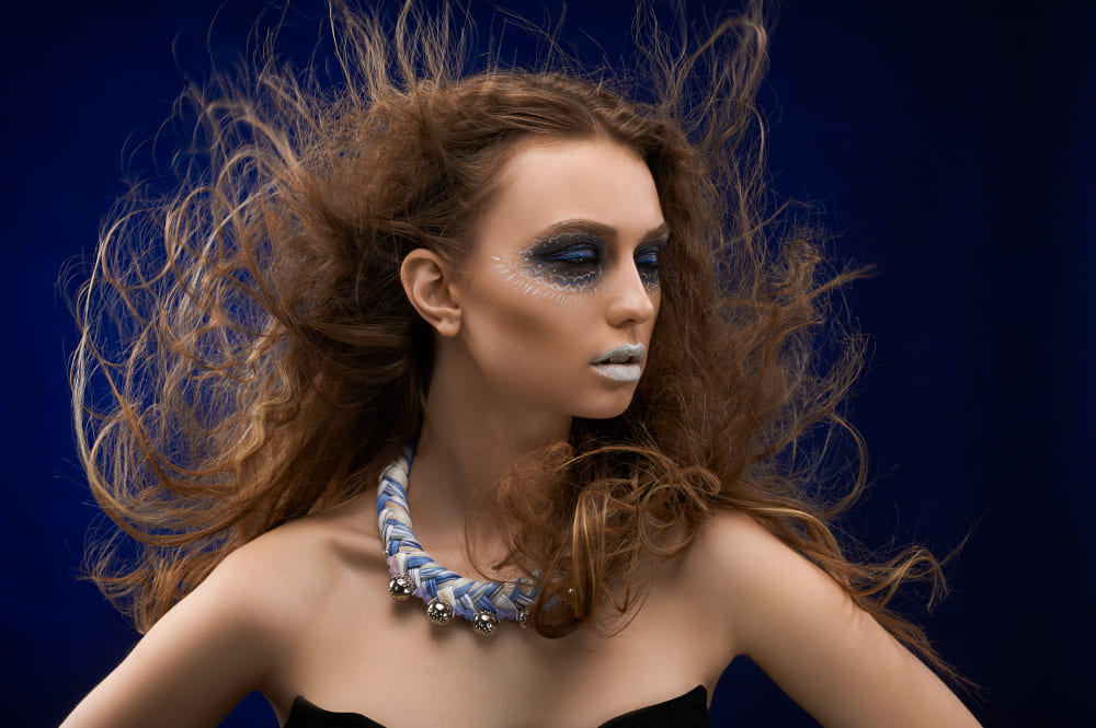 Hair styling for fashion show